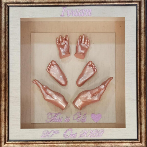 3D Customised Family Hands & Feet Casting