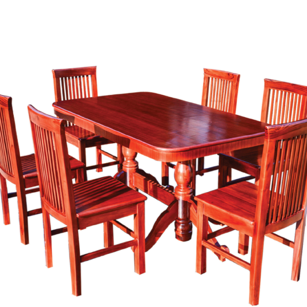 Twin pillar dining